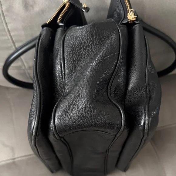 Tory Burch Black Leather Shoulder Bag - Picture 5 of 11